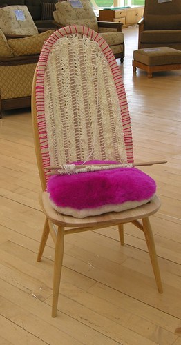 Knitted Windsor chair