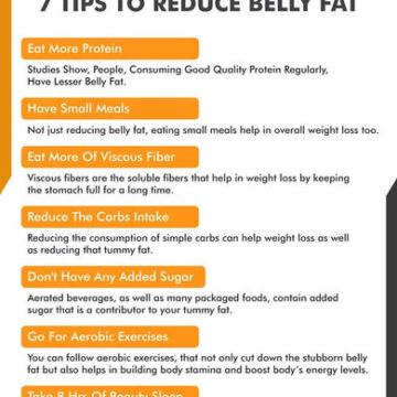 7 Quick Tips to reduce belly fat