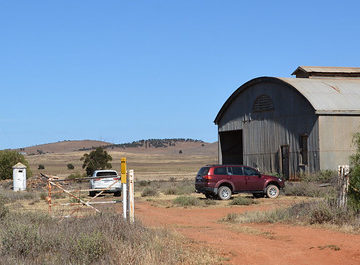 Section of the once busy Eurelia Railway Station and goods shed, Flinders Ranges South Australia