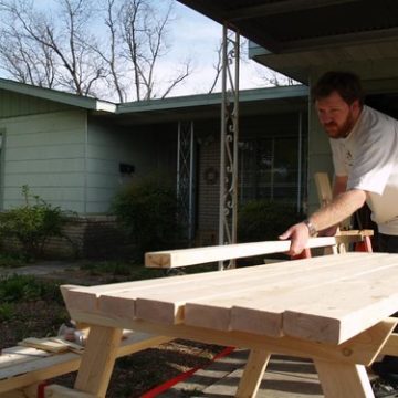 picnic table project