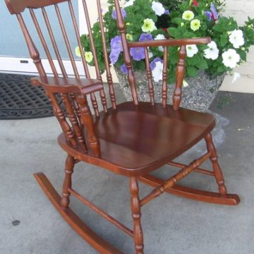 SOLD: Wooden rocker