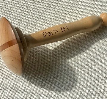 Lathe Turned Darning Mushroom