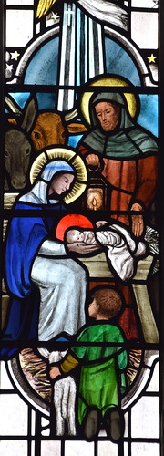 Adoration of the Shepherds (detail, Margaret Edith Aldrich Rope, 1959)