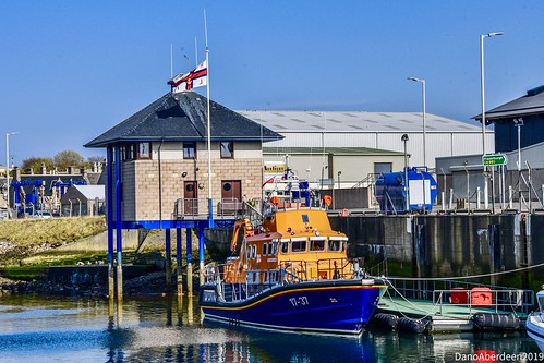 Buckie Harbour - Aberdeenshire Scotland - 19th April 2019