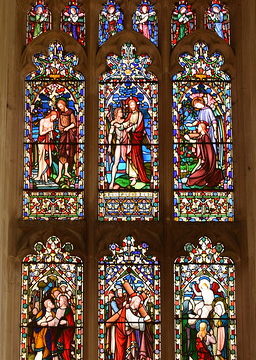 north aisle window (Lavers & Barraud, 1859)