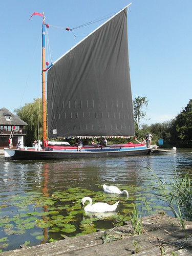 Wherry Albion at Horning ferry