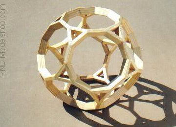 Wood Truncated Dodecahedron