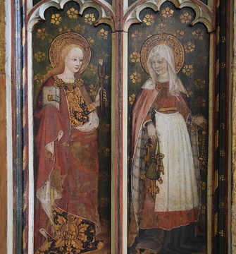 St Apollonia and St Sitha (15th Century)