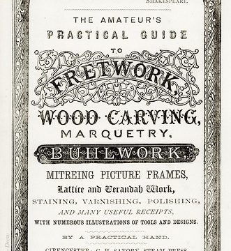 Guide to Fretwork, Carving, Marquetry, etc.