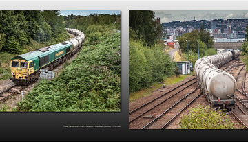 Three Tractors and a Shed at Deepcar & Woodburn Junction - 7076+080