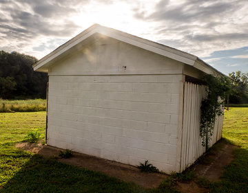 Shed at sunrise