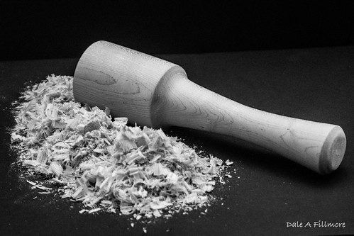 This mallet was hiding in a rolling pin.