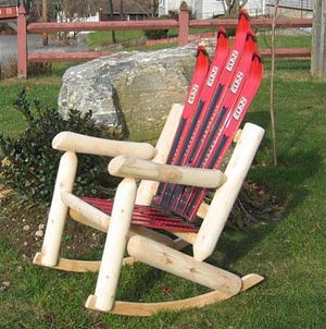 Red Elan Log Rocker