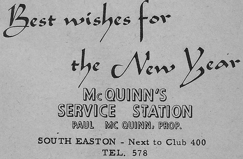 Washington Street, 559, McQuinn Service Station, Washington St., Easton, MA, info, Easton Historical Society