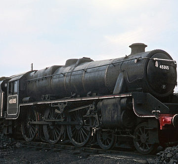 45305 stored at Lostock Hall 01-12-1968