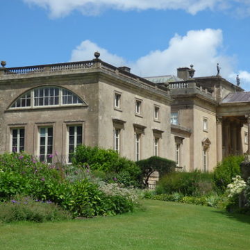 Stourhead House at Stourhead - from the garden