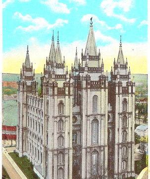 Salt Lake City - Mormon Temple