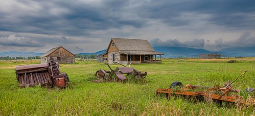 Andy Chambers Homestead - Mormon Row @ Grand Teton National Park, Wyoming, USA-01982