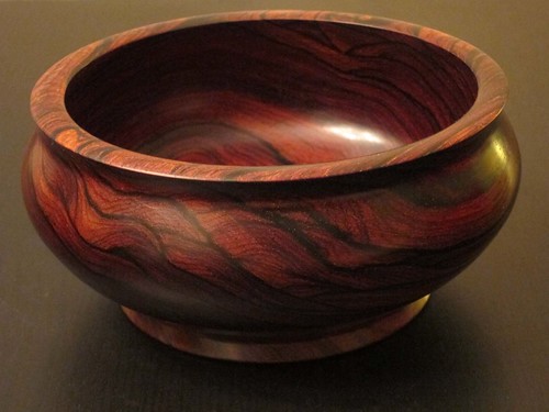 Hand-lathed bowl