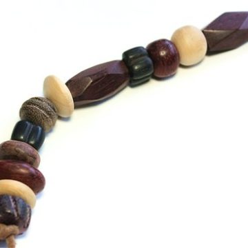 wood beads I made