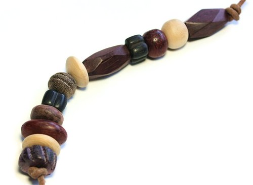 wood beads I made