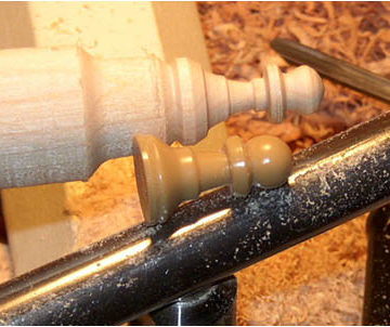 The pawn on the lathe