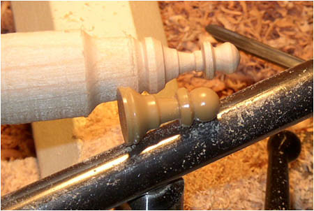 The pawn on the lathe