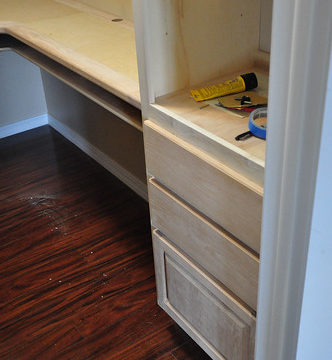 Oak drawer fronts