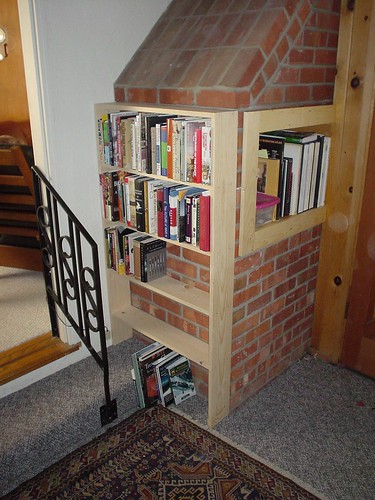 Basic built-in bookcase