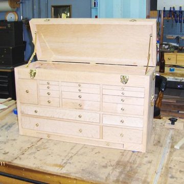 wooden  toolbox