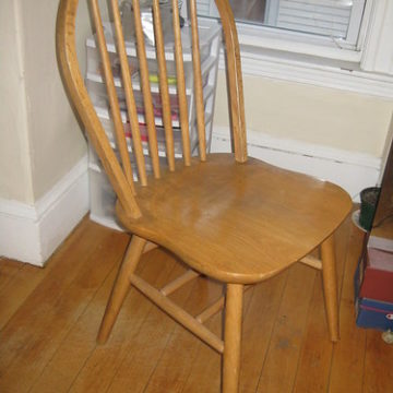 wooden chair-$5