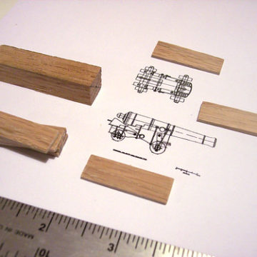 03 Constitution Cannon Miniature lumber