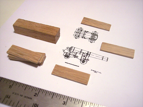 03 Constitution Cannon Miniature lumber