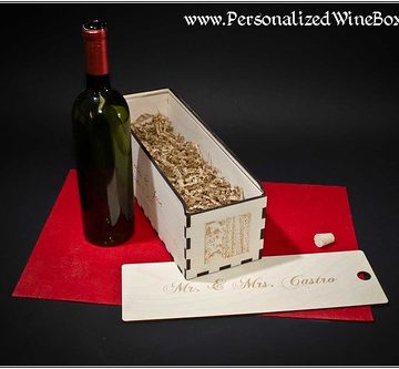 Wedding Wine Box Gift