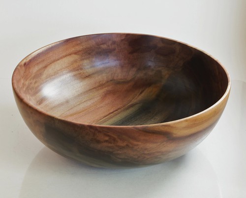 Rainbow poplar bowl