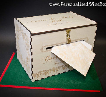 Wedding Card box for Carrie & Andy