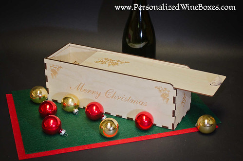 Wooden Wine Box Gift Wrap - personalized for you