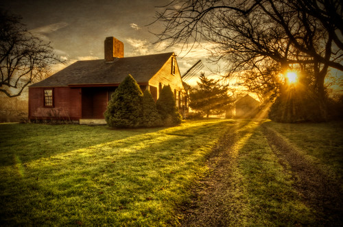 Sunrise at the Sweet–Anthony House