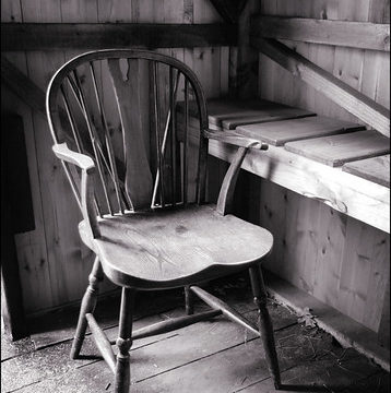 Chair in shed