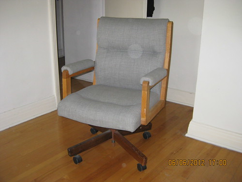 Chair, wooden grey in # 4