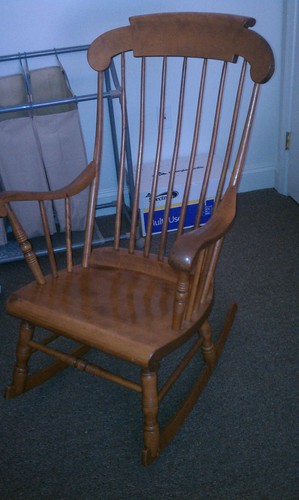 Wooden Rocking Chair $35