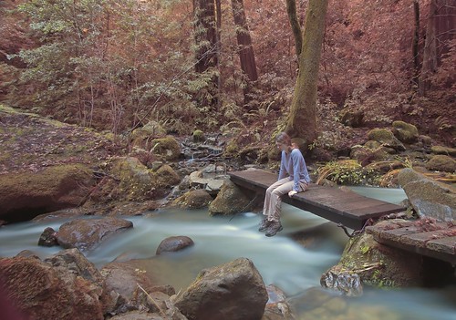 Footbridge over West Waddell Creek, Big Basin State Park