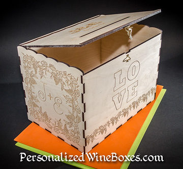 Wedding Card Box for J and E