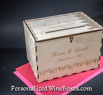 Wedding Card Box for Katie & David