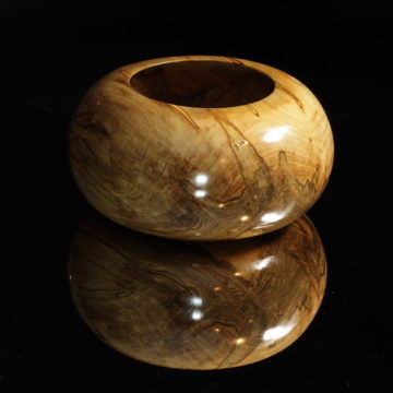 Spalted Ambrosia Maple Bowl