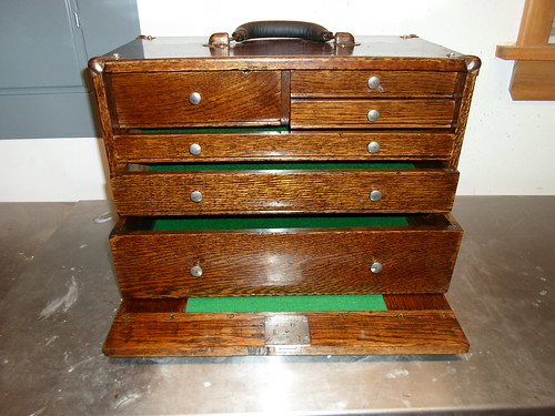 Small Wood Tool Box, Maker  Unknown, After Restoration