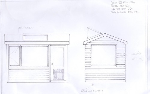 New blue shed project 8. Plan