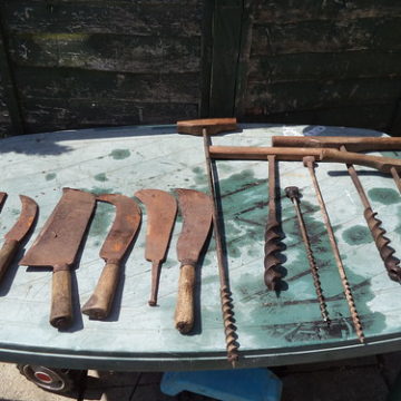 old tools.