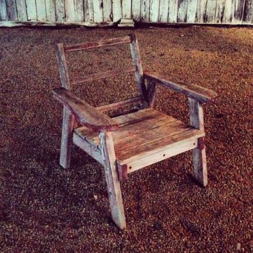 Wooden #chair #farmliving