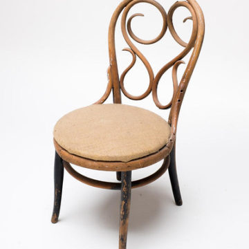 CH011 Cane Swivel Wooden Chair